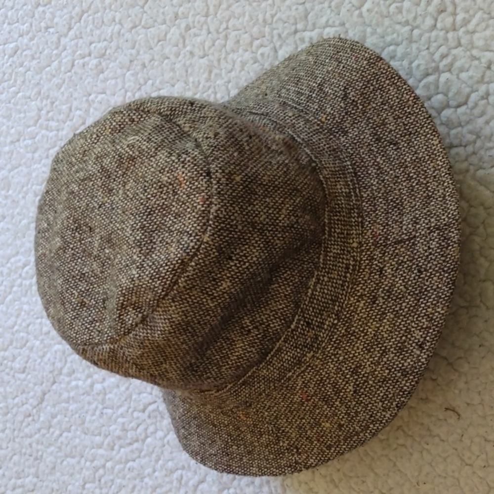 Totes Brown Packable Reversible Wool Blend Bucket… - image 2